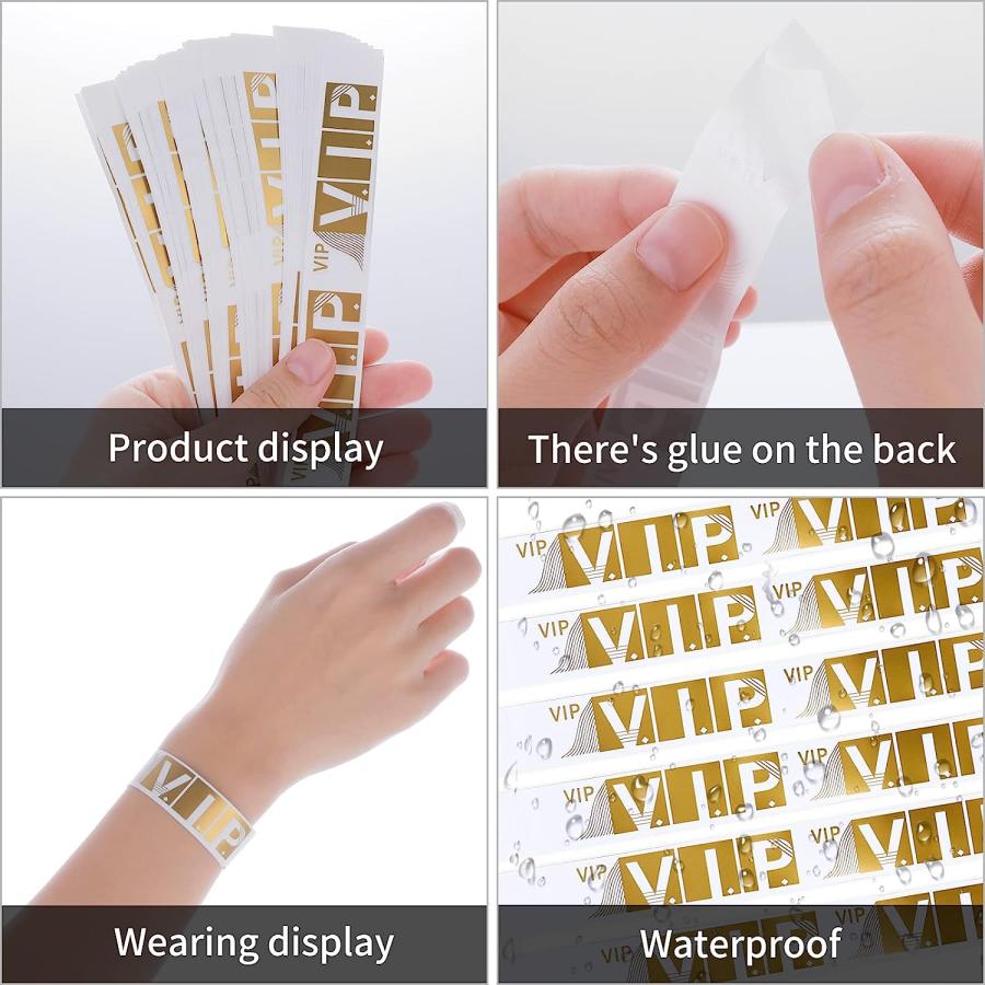 500本パック ホログラフィックプラスチックリストバンド ゴールド シルバー イベント用 ネオンリストバンド 防水リストバンド ウォ AmazonWristall プラスチックワイドフェイスリストバンド イベント用 パーティー用ビニールリストバンド Fivepeans ネオンピンク、100