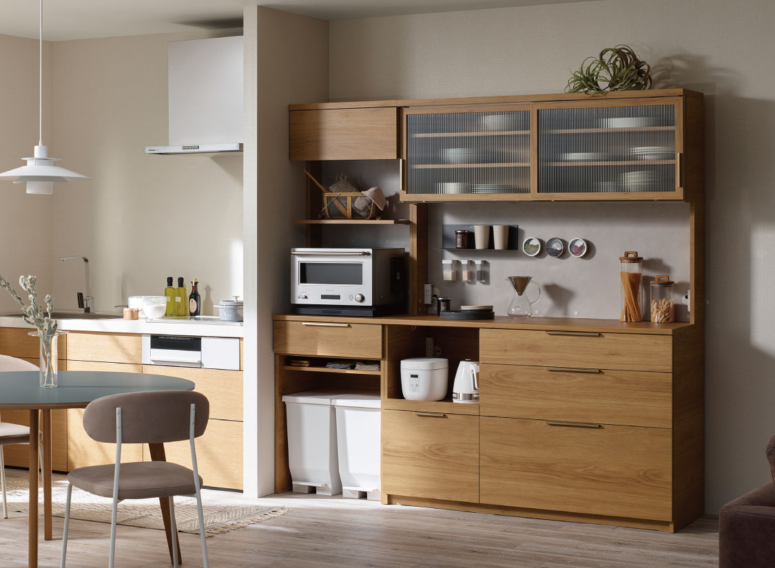 食器棚キッチンボード家具・インテリアの パモウナ