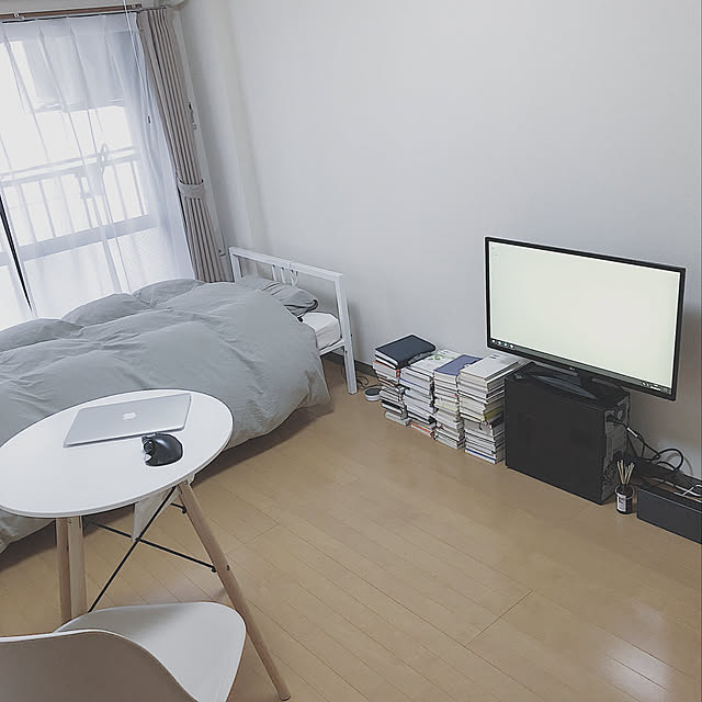 ミニマリスト 8畳1Kのおしゃれなインテリア・部屋・家具の実例RoomClip ルームクリップ