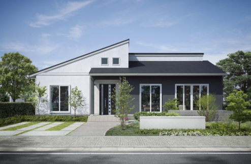 ナチュラルでかわいい 一条工務店の建物に合わせた新築外構デザイン愛知県名古屋市の外構 エクステリア ・新築外構 ・お庭⼯事は専⾨ショップディーズガーデンへ