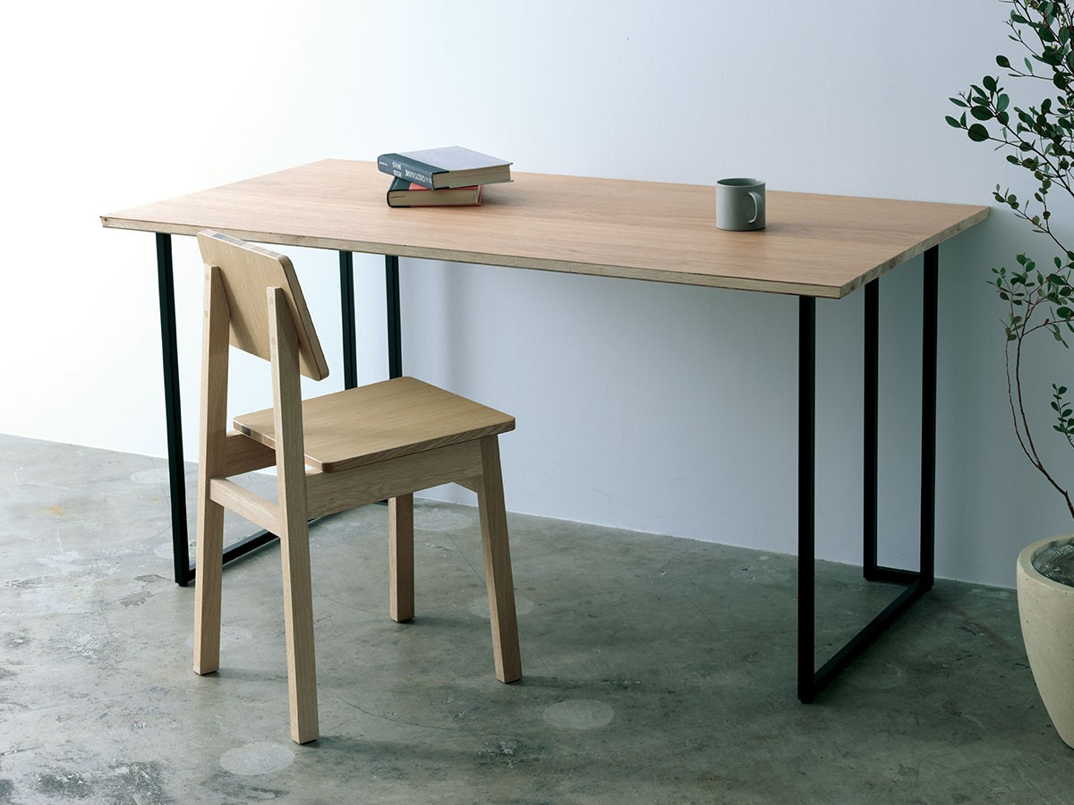 デスク パソコンデスク ワークデスク 学習机 無垢 おしゃれ 幅110cm シンプル ヴィンテージ ナチュラル 北欧 インダストリアル 学習デスクPCデスク ダイニング テーブル テレワーク 在宅勤務 書斎机 引出し 収納 スチール脚 スクエア 机 レーノ 110 オークSizeee