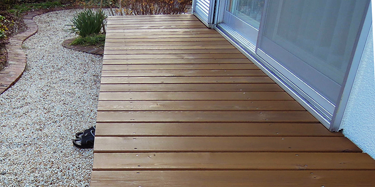 ウッドデッキの施工例一覧 土間コンクリートウッドデッキならエクスショップ