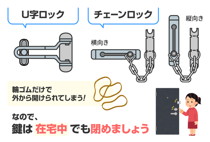 ドアチェーンの開け方と防犯TipsTikTok