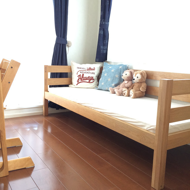 2段ベッド 無印良品 オーク材 スモールサイズ マット4枚付き 幅87.5×奥204×高157.5㎝ 2台に分割可能西岡店モノハウス☆西岡月寒中央のベッド 二段ベッド の中古あげます・譲りますジモティーで不用品の処分