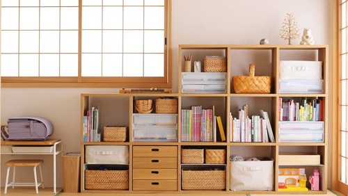 無印スタッキングシェルフ 引き出し 無印良品 リビング収納の中身を公開！１０％オフの