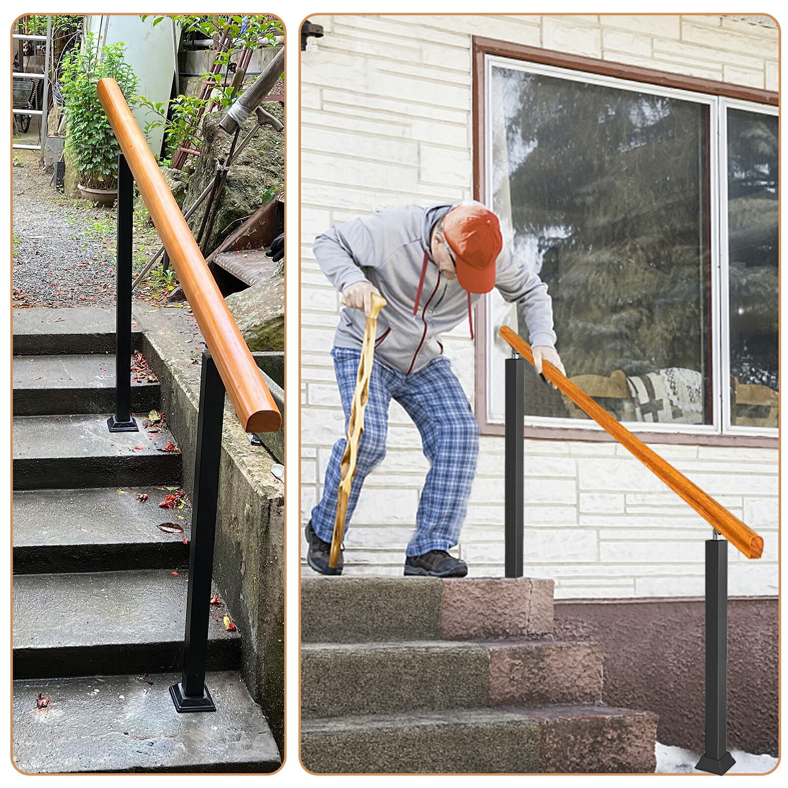 玄関ポーチ手すり 玄関アイアン手摺株式会社ナンバーセカンド