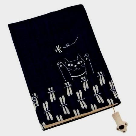 ドン・ヒラノ ブックカバー「とんぼネコ」 - 猫雑貨の店 犬家猫八