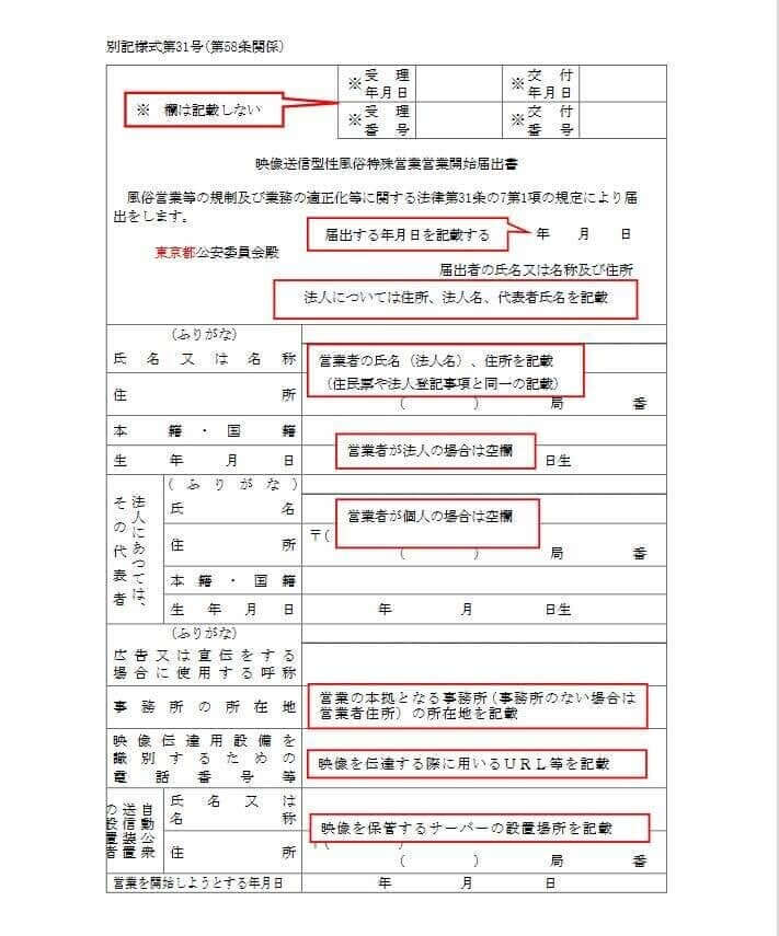 風営法営業許可をサポート / 無店舗型性風俗特殊営業届出