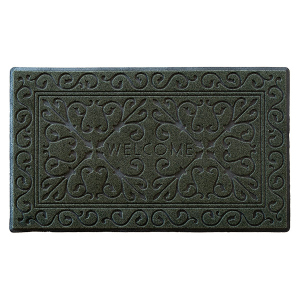 Newjoy玄関マット 屋外 室内 インテリア 泥落としマット ドアマット ベージュ グレー ネイビー ワインレッド ダークグレ