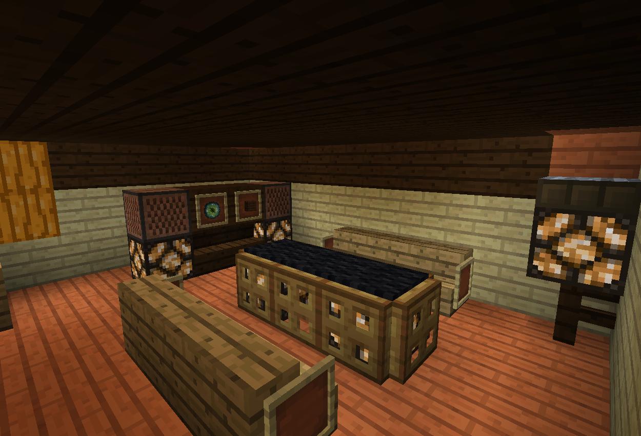 マインクラフト 建築初心者でも作れる！オシャレな家の内装の作り方を紹介マイクラモール