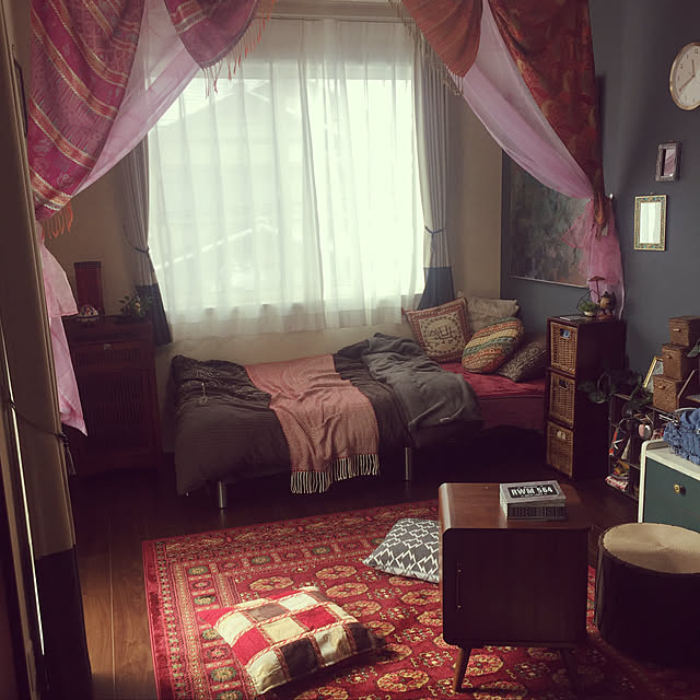 色や柄がポイント？部屋をオリエンタルなインテリアでコーディネート♪インテリアアーカイブス