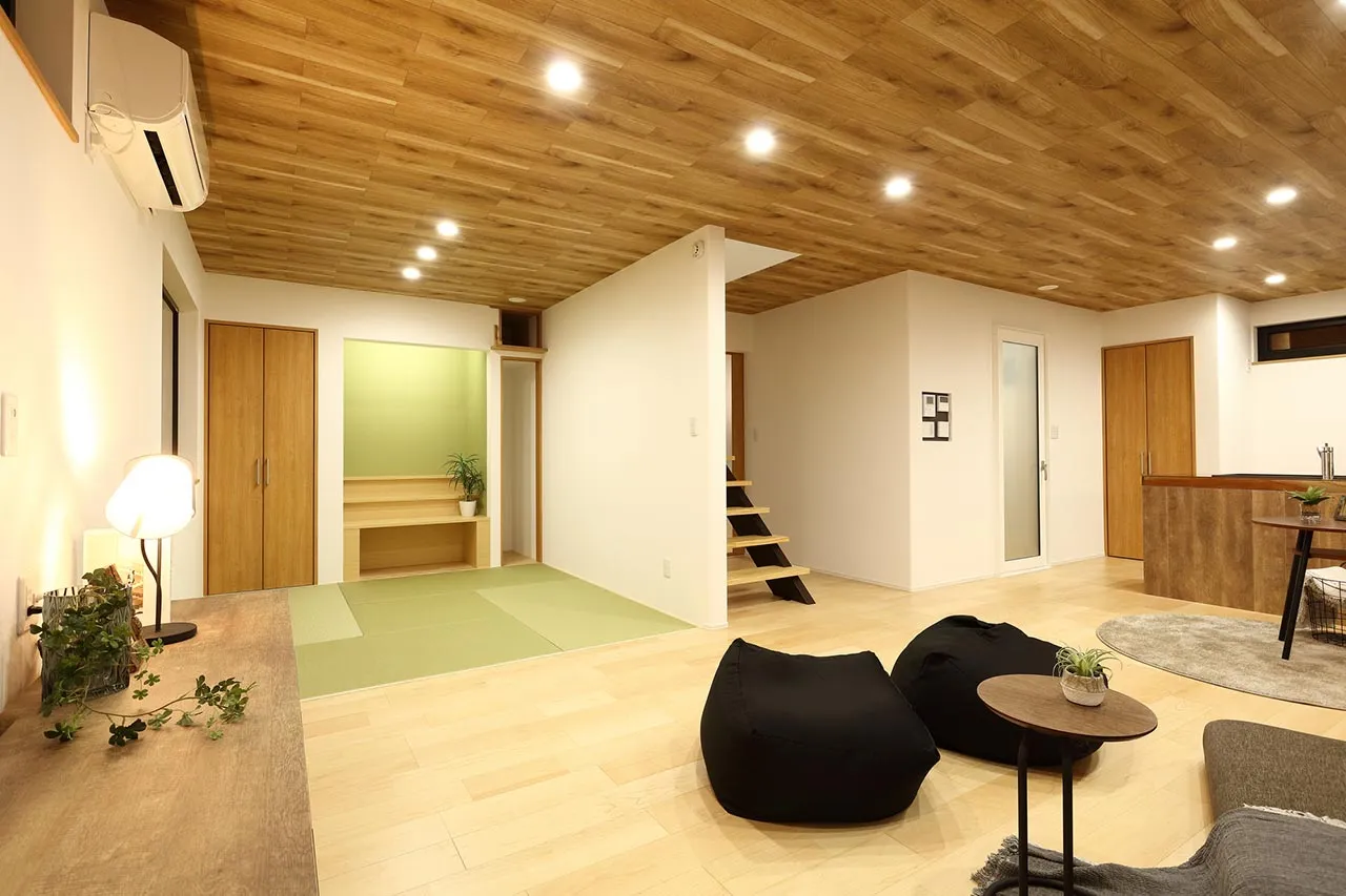 リビング横に和室は便利？設けるメリットやおしゃれに見せるレイアウト事例6つ 注文住宅を建てるなら総合住宅展示場 モデルハウス のABCハウジング