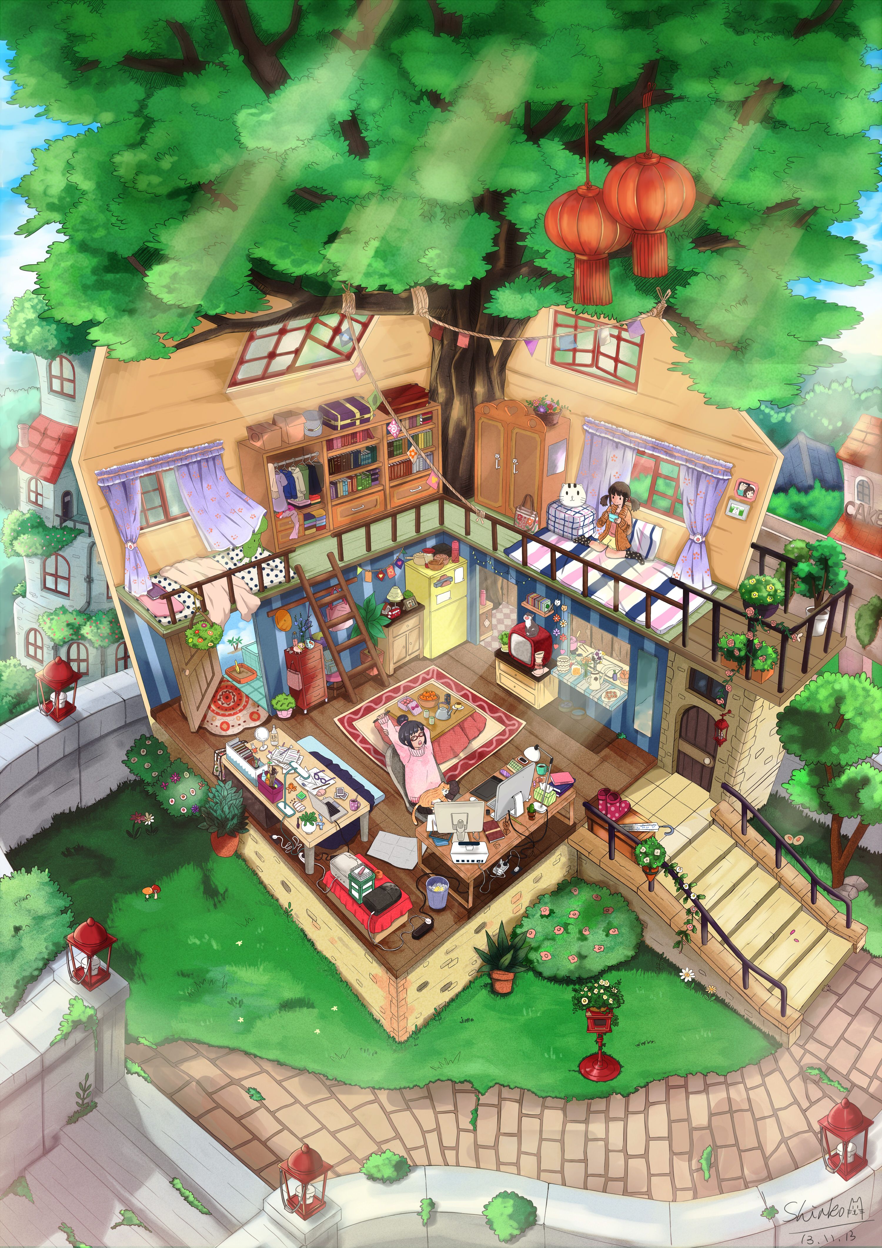 家 住宅 理想 一戸建てのイラスト素材 - PIXTA