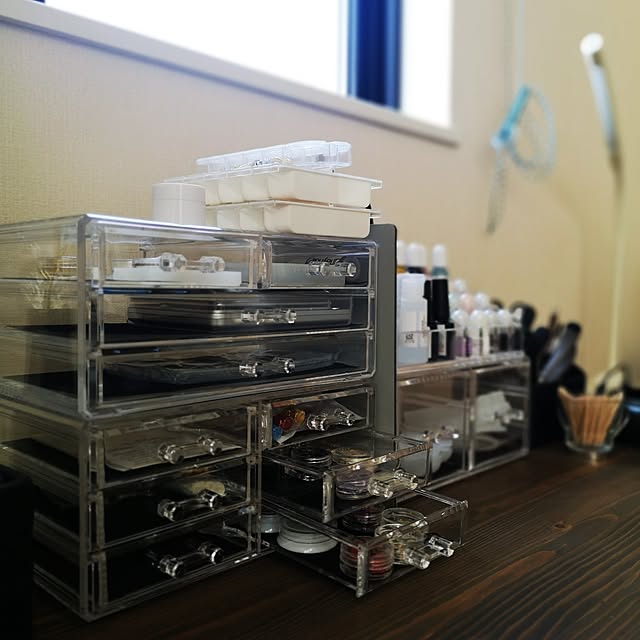 工具箱パーツキャビネット ハンドメイド収納ケース - メルカリ