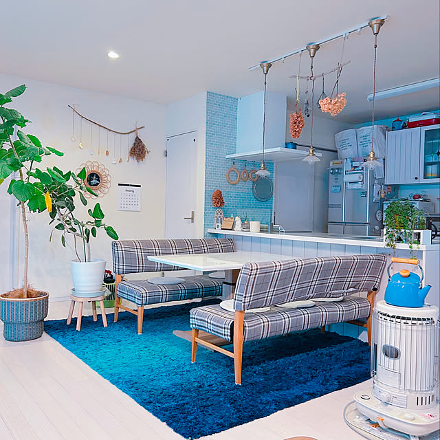 インテリアにブルーグレーを使った家まとめ