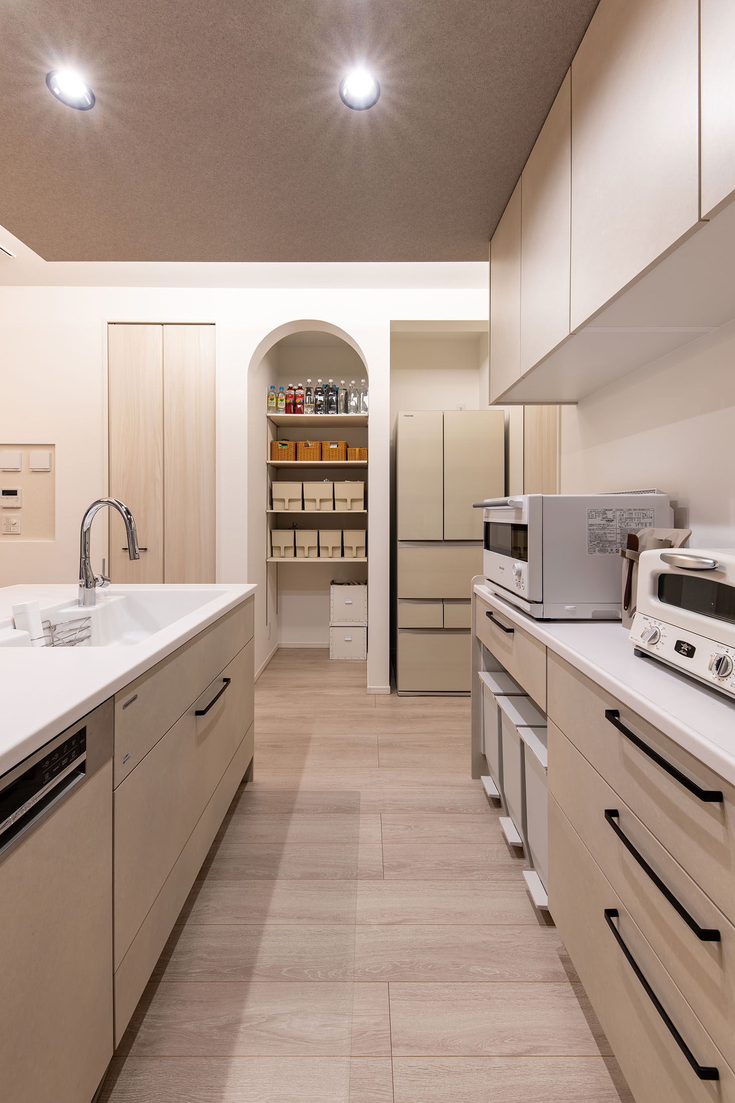 キッチン設計のポイント01 冷蔵庫＆カップボードのコンセント位置スタッフブログ名古屋・尾張・三河の分譲住宅・不動産は玉善