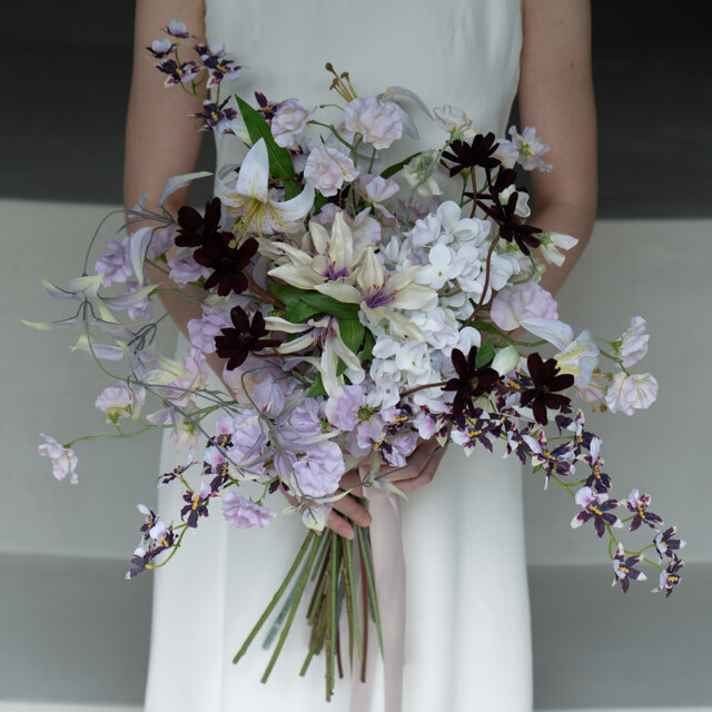 ウエディングブーケ・造花スタジオフルール造花・アート・シルクフラワー・アーティフィシャル- 造花スタジオフルール ウエディングブーケ・造花ブーケ ・花冠 造花・アートフラワー