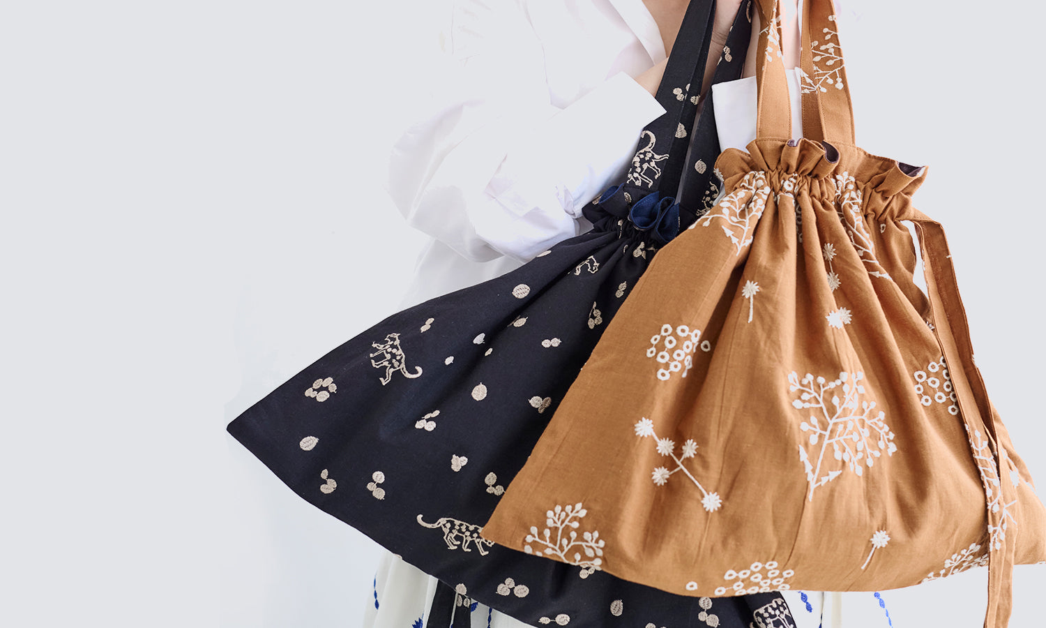 正方形の布で作る巾着の作り方│koshirau 拵う こしらう