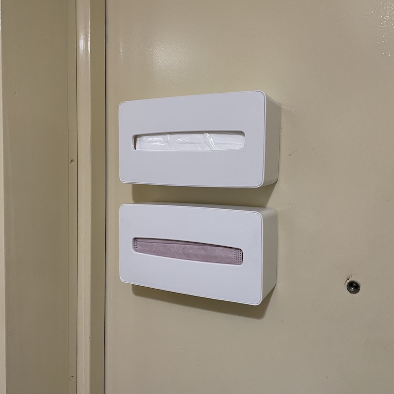 100均ダイソーの「マスク収納ケース 箱型 」を全部試します。玄関にも 2種類rooms19