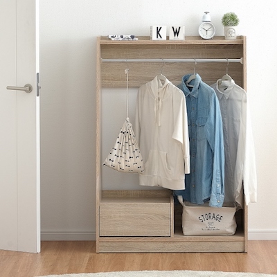 オーダー家具・C-431 背の低いシンプルな食器棚 長野県の家具工房クラポ