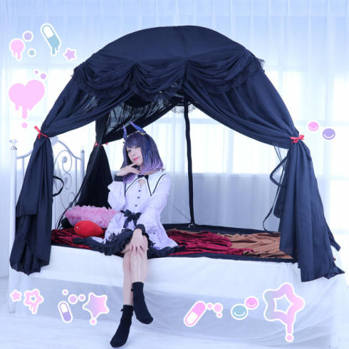 天蓋付き シングルベッド ハミング フレームのみ -GKA 人気 プリンセス ランキング ガーリー パイプベッド アイアン ベット 姫系 お姫様女の子 シングルベッド ベットシンプル ベッド激安家具楽天市場店