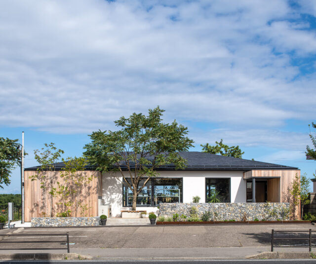 和モダンな平屋の外観・内装・間取り設計和の素材で楽しむおしゃれな空間デザイン京都 左京区・北区 の注文住宅なら高性能住宅の三都の森