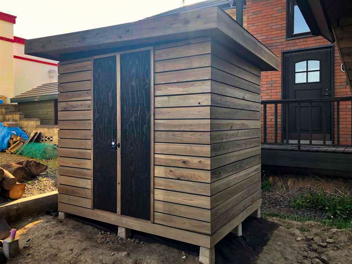 DIYです！ 物置小屋！！ - 思いついたら、作りたくなって