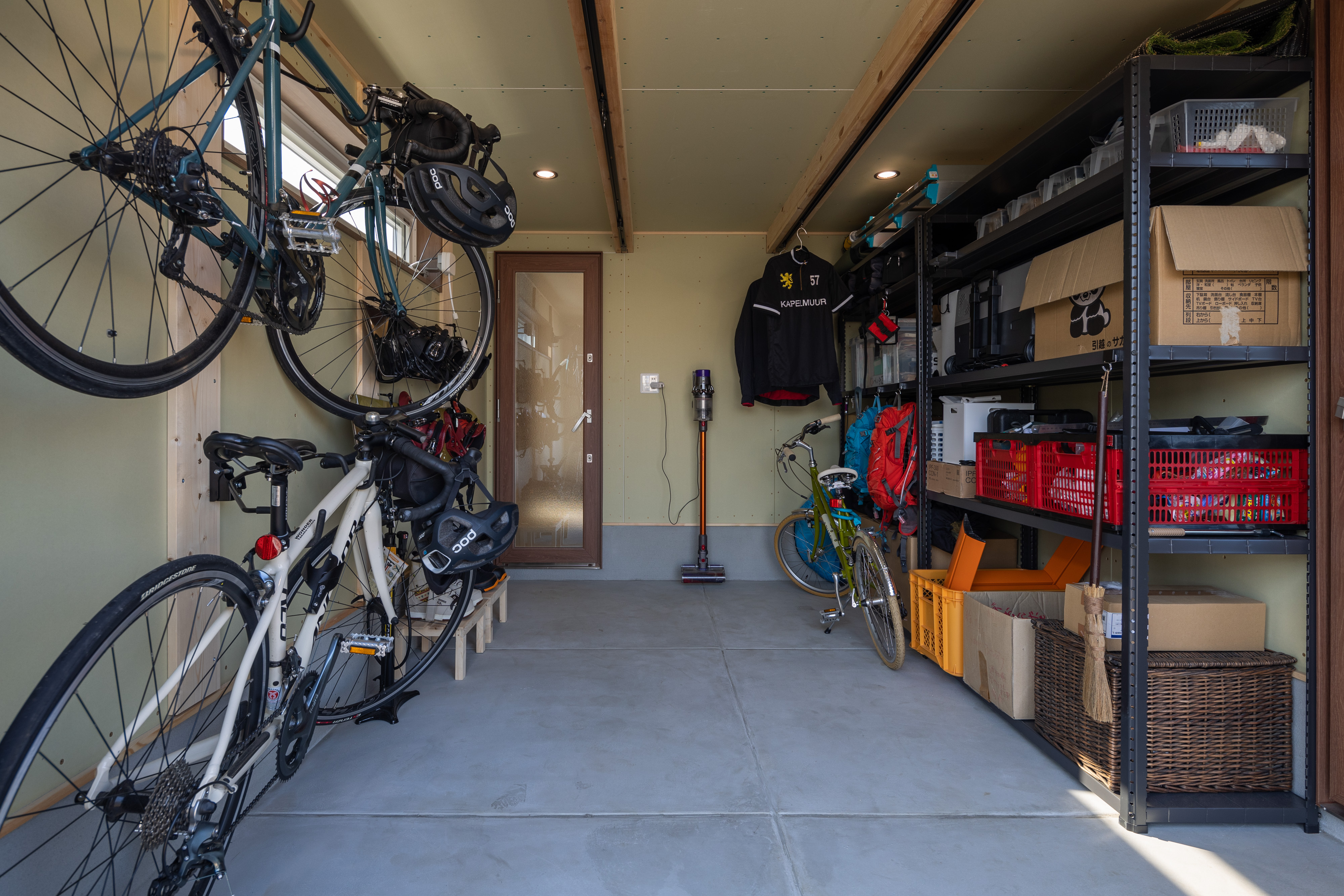 土間は我が家の自転車ピット、趣味空間をつくる工夫。ウィザースホームの建築実例
