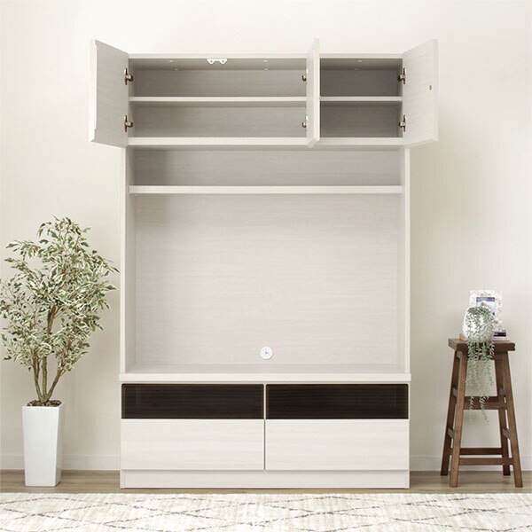 薄型テレビ上ラック スマート ブラックニトリネット 公式家具・インテリア通販