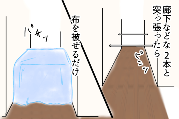 部屋に秘密基地 机の裏に秘密基地作ってみたら・超快適になった♪ 模様替え