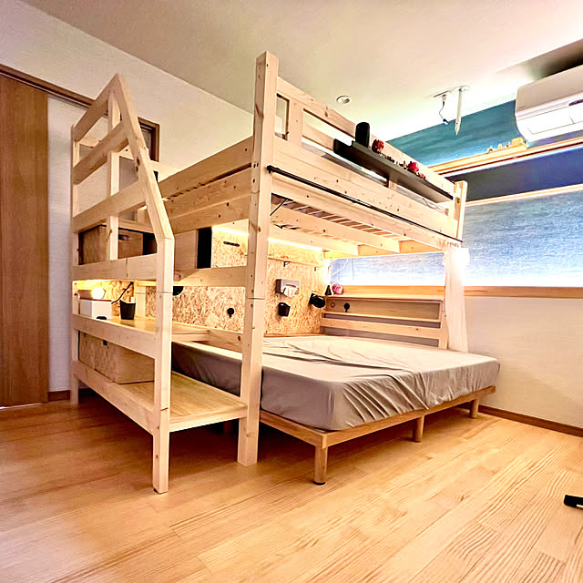 6畳の寝室レイアウト！シングルベッドを2つ置いた実例 - オーダー家具、インテリア通販のアーネインテリア 公式