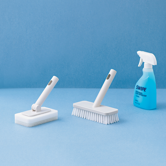 流せるトイレブラシの収納アイデア。無印良品・柄つきスポンジとの組み合わせがおすすめ ブログレポート