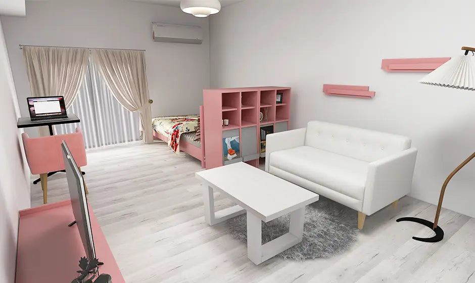 ワンルーム・1K 一人暮らしの部屋のレイアウトとインテリア例 ～6畳・7畳・8畳・9畳・10畳・12畳～a.flat 風が運ぶ、自然の贈りもの- 目黒通り・新宿・大阪梅田 グランフロント北館