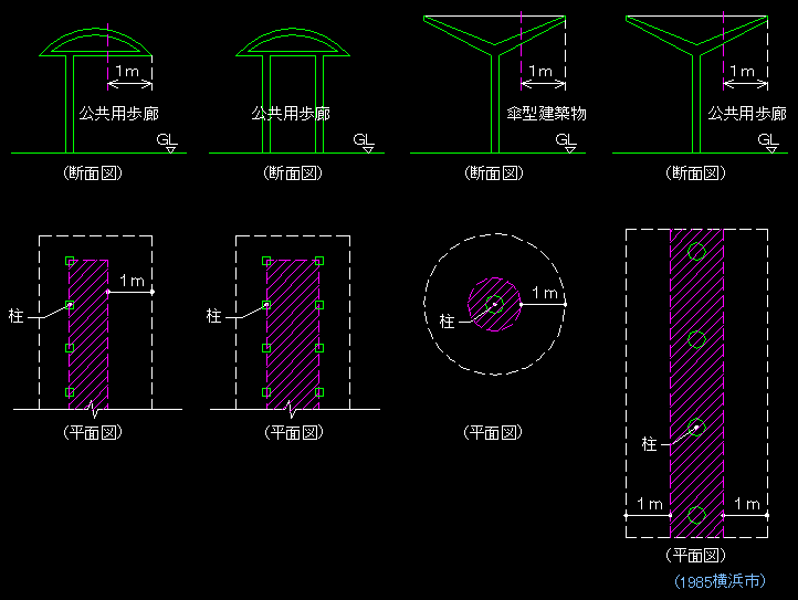 半地下のある家・土地１５坪、裏技の半地下とバルコニーテラス – 一級建築士事務所エス～東京都杉並区の設計事務所：中庭・ウッドデッキ・テラスのある家