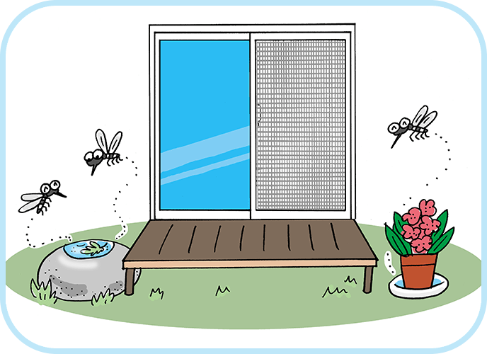 スライド式 ロール網戸 ZIProll 防虫タイプ