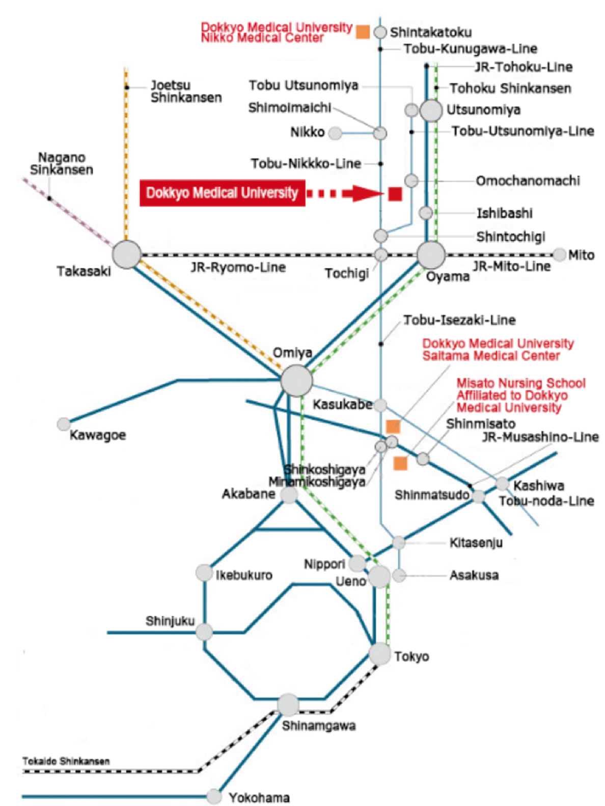 Utsunomiya in Tochigi prefecture,